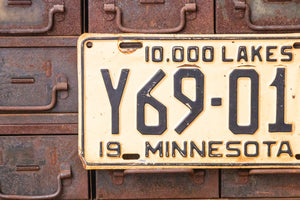 Minnesota 1953 Truck License Plate Vintage 10,000 Lakes Wall Decor - Eagle's Eye Finds