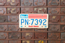 Load image into Gallery viewer, South Dakota 1976 License Plate Pair Vintage Bicentennial Collectibles - Eagle&#39;s Eye Finds
