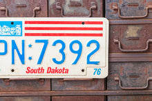 Load image into Gallery viewer, South Dakota 1976 License Plate Pair Vintage Bicentennial Collectibles - Eagle&#39;s Eye Finds
