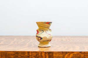 Morton End Of Day Pottery Swirl Paint Ceramic Vase