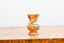 Load image into Gallery viewer, Morton End Of Day Pottery Swirl Paint Ceramic Vase
