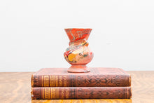 Load image into Gallery viewer, Red Morton End Of Day Pottery Swirl Paint Ceramic Vase
