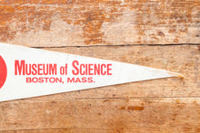 Load image into Gallery viewer, Museum of Science, Massachusetts White Felt Pennant Vintage Wall Decor
