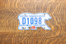 Load image into Gallery viewer, Northwest Territories Bear License Plate Polar Bear NWT Canada Vintage Holiday Wall Decor
