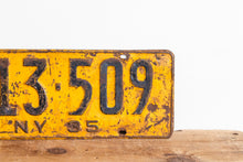 Load image into Gallery viewer, New York 1935 Vintage Omnibus Taxi License Plate - Eagle&#39;s Eye Finds
