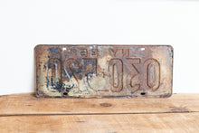 Load image into Gallery viewer, New York 1936 Vintage Omnibus Taxi License Plate - Eagle&#39;s Eye Finds
