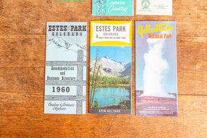 National Park Maps Vintage Lot of Ephemera Road Trip Decor - Eagle's Eye Finds