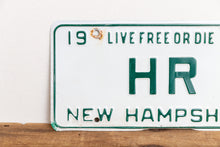 Load image into Gallery viewer, HR Initials New Hampshire 1971 Vanity License Plate Vintage NH - Eagle&#39;s Eye Finds

