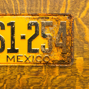 1939 New Mexico School Bus License Plate Vintage Wall Hanging Decor