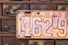Load image into Gallery viewer, New York 1923 Rusty Purple License Plate Vintage Brown Wall Hanging Decor 462-940 - Eagle&#39;s Eye Finds
