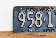 Load image into Gallery viewer, 1926 Commercial New York License Plate Vintage Truck Wall Hanging Decor - Eagle&#39;s Eye Finds
