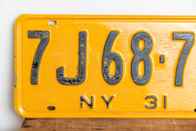 Load image into Gallery viewer, 1931 New York License Plate Pair Vintage NOS YOM Car Decor - Eagle&#39;s Eye Finds
