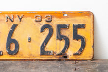 Load image into Gallery viewer, New York 1933 Vintage Omnibus Taxi License Plate - Eagle&#39;s Eye Finds

