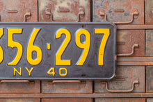 Load image into Gallery viewer, 1940 Commercial New York License Plate Vintage Truck Wall Hanging Decor - Eagle&#39;s Eye Finds
