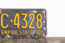 Load image into Gallery viewer, New York 1960 License Plate Vintage Empire State Wall Decor MC-4328 - Eagle&#39;s Eye Finds
