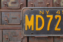 Load image into Gallery viewer, New York 1945 Doctor License Plate Vintage MD Medical Wall Decor - Eagle&#39;s Eye Finds
