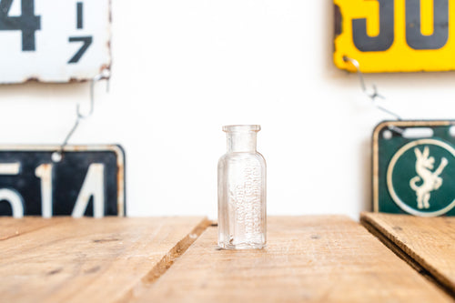 Northwestern Apothecary Chicago Bottle Vintage Clear Pharmacy Bathroom Decor - Eagle's Eye Finds