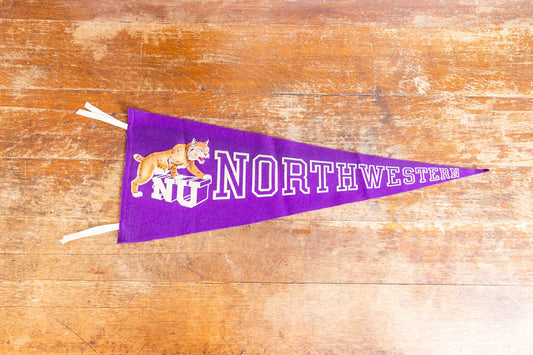 Northwestern University Felt Pennant Vintage College Wall Decor