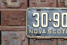 Load image into Gallery viewer, 1958 Nova Scotia License Plate Vintage Canada Wall Decor
