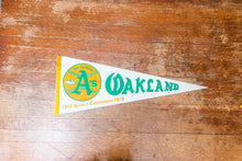 Load image into Gallery viewer, Oakland A&#39;s 1972 1973 World Series Champs Baseball Pennant MLB Felt Sports Decor
