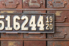Load image into Gallery viewer, Ohio 1920 License Plate Vintage Wall Hanging Decor - Eagle&#39;s Eye Finds
