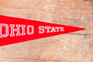 The Ohio State University Felt Pennant Vintage College Sports Fan Decor - Eagle's Eye Finds