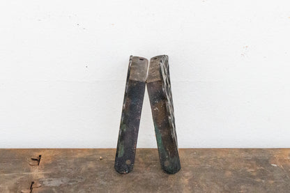 Small Ornate Metal Brackets Vintage Shelf Decor