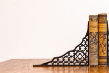 Load image into Gallery viewer, Ornate Metal Brackets Vintage Shelf Decor
