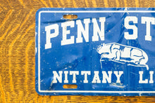 Load image into Gallery viewer, Penn State University Booster License Plate Vintage Nittany Lions Decor
