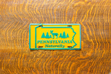 Load image into Gallery viewer, Pennsylvania Naturally Booster License Plate Vintage Nature Decor
