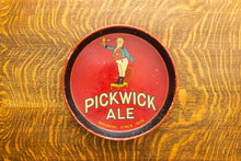 Load image into Gallery viewer, Pickwick Ale Beer Tray Vintage Red Brewery Bar Decor
