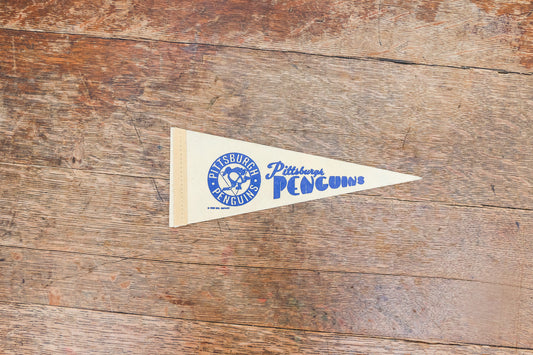 Pittsburgh Penguins Mini NHL Pennant Vintage Hockey Sports Decor
