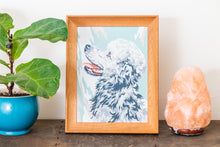 Load image into Gallery viewer, Poodle Paint by Number Vintage Mid-Century Dog Portrait Wall Decor - Eagle&#39;s Eye Finds

