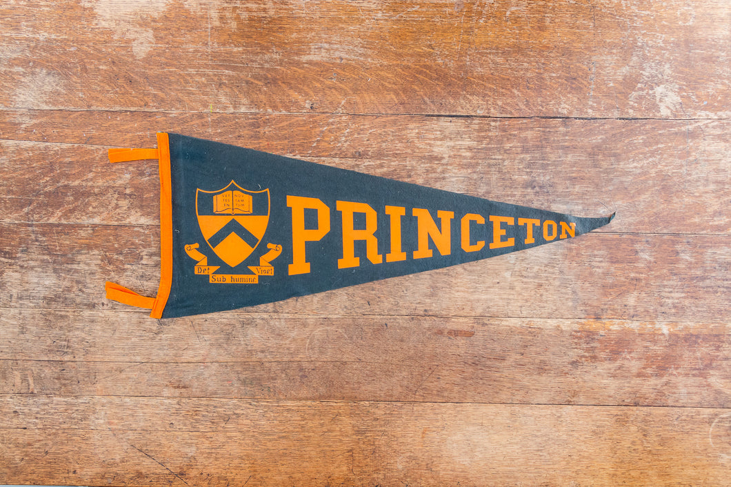 Princeton University Felt Pennant Vintage College Sports Wall Decor