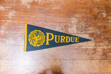 Load image into Gallery viewer, Purdue University Felt Pennant Large Vintage College Wall Decor - Eagle&#39;s Eye Finds
