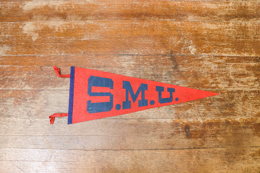 SMU Southern Methodist University Large Felt Pennant Vintage Graduation Gift