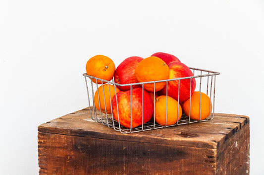 Small Wire Basket Vintage Display Storage