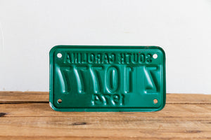 South Carolina 1974 Motorcycle License Plate Vintage Wall Hanging Decor - Eagle's Eye Finds