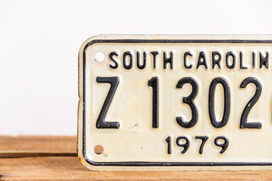 South Carolina 1979 Motorcycle License Plate Vintage Wall Hanging Decor - Eagle's Eye Finds