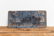Load image into Gallery viewer, South Dakota 1941 License Plate Vintage Black Wall Hanging Decor 24-2267 - Eagle&#39;s Eye Finds
