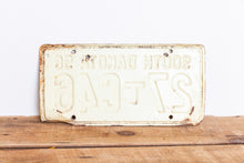 Load image into Gallery viewer, South Dakota 1956 License Plate Vintage White and Green Wall Decor - Eagle&#39;s Eye Finds
