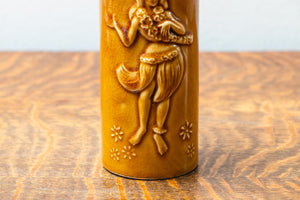 South Pacific Hula Dancer Tiki Mug Vintage Bar Decor