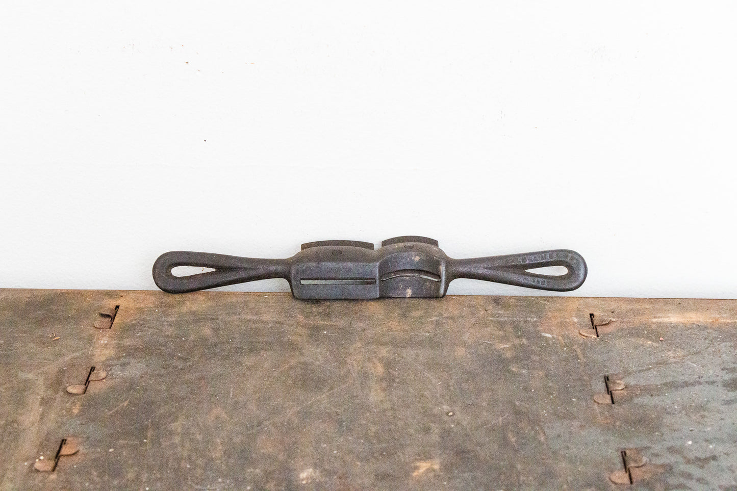 A.G. Bachelder Double Iron Spokeshave 1857 Vintage Industrial Woodworking Tool