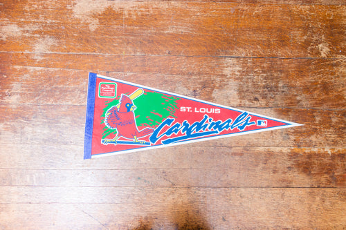 St. Louis Cardinals Felt Pennant Vintage Baseball Pasta House Souvenir - Eagle's Eye Finds