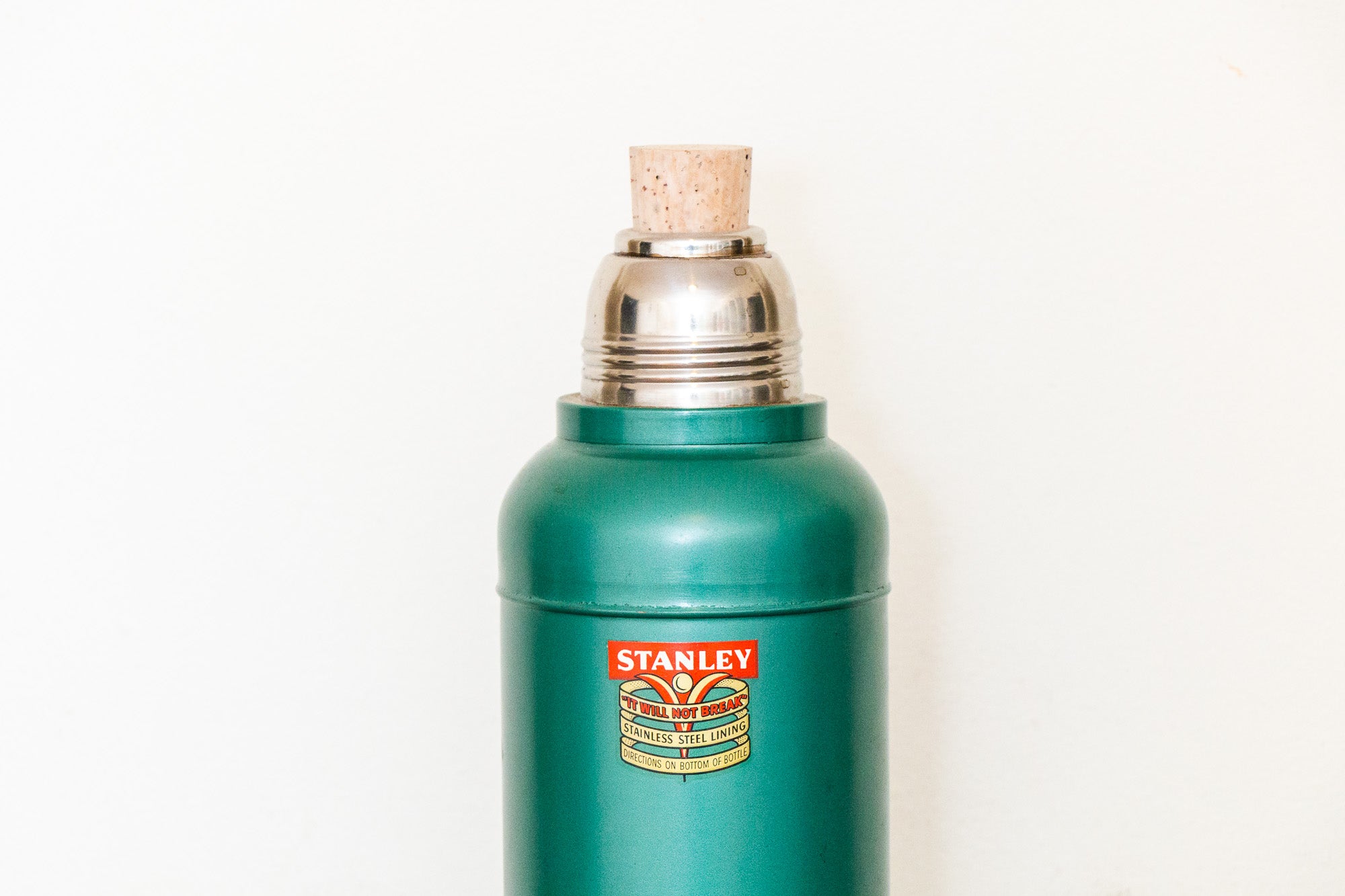 Stanley 100 Years Thermos Green 20-00777 Large 100 Years Since 1913 Emblem  VGC