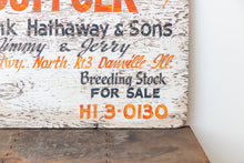 Load image into Gallery viewer, Suffolk Sheep Sign Vintage Hand-Painted Wood Farm Sign - Eagle&#39;s Eye Finds
