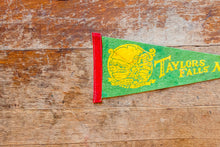 Load image into Gallery viewer, Taylors Falls Minnesota Felt Pennant Vintage Green Wall Decor
