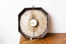 Load image into Gallery viewer, Brown Industrial Wall Clock Vintage Telechron
