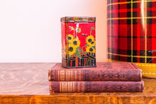 Load image into Gallery viewer, Tetley&#39;s Tea Tin Vintage Floral Container
