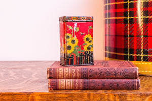 Tetley's Tea Tin Vintage Floral Container